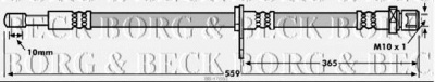 BORG & BECK bbh7861 -  Тормозной шланг